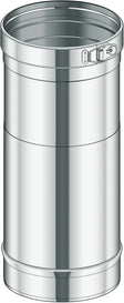 TUBE A SIMPLE PAROI INOX REGLABLE CONDENSEUR POUJOULAT 80 25-40CM