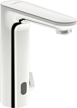 Elektronische lavabo mengkraan hansaelectra Safety hoog 230V Bluetooth chroom