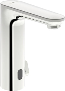 Elektronische lavabo mengkraan hansaelectra Safety hoog 230V Bluetooth chroom
