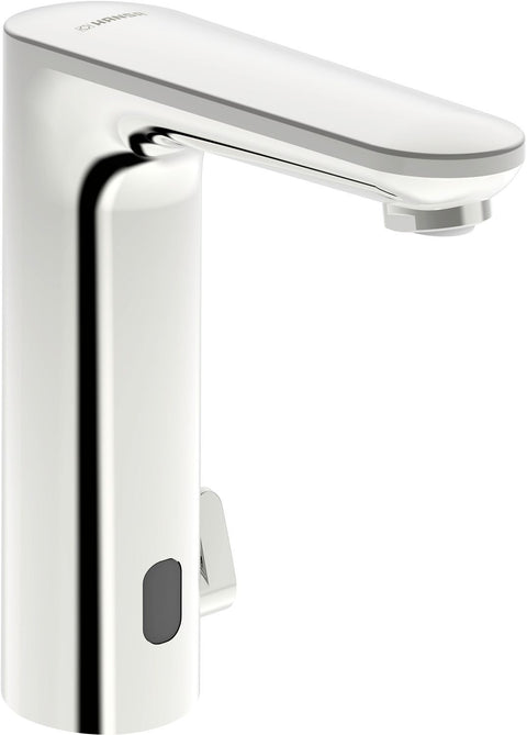 Elektronische lavabo mengkraan hansaelectra Safety hoog 230V Bluetooth chroom