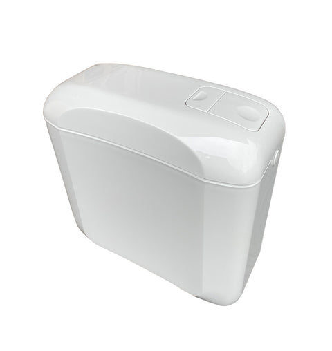 Belvit Zaffiro wit stortbak opzetstortbak 2-wegs-spoelfunctie 3/6L, spoelreservoirs — SKU MB-16719-20246, EAN 5604005603737