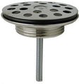CREPINE LAVABO 5/4" PLATEAU BOMBE CHROME