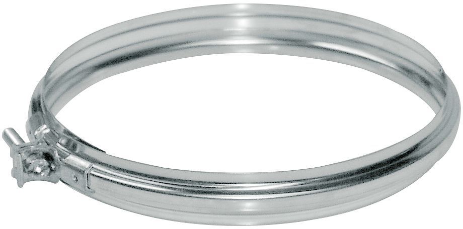 Klemband inox enkelwandig 100MM