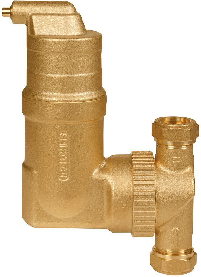 Spiro d-luchtafscheider 28MM universeel, filtratie — SKU DESCO-178843