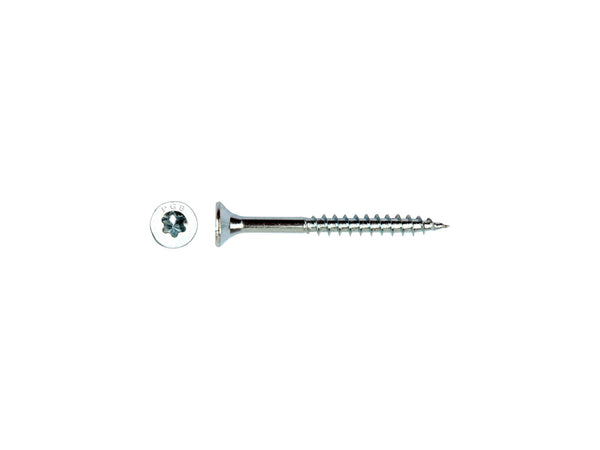Pgb-fasteners spaanplaatschroeven VK T-drive/deeldraad 5x40 mm verzinkt 200 stuks