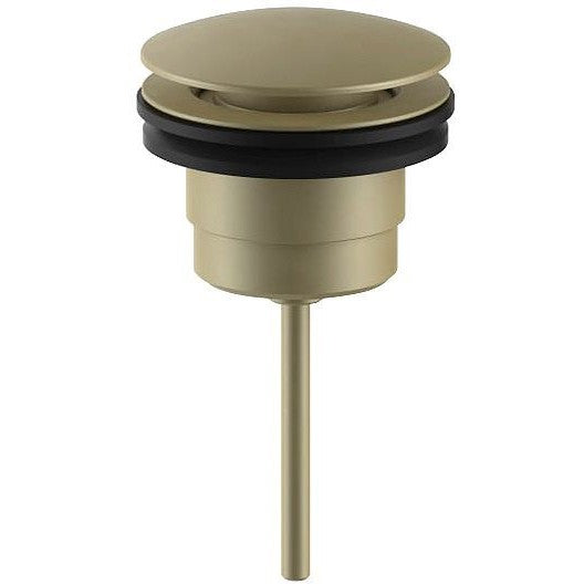 Design krepine universeel icona classic fantini rond zonder overloop mat british gold pvd