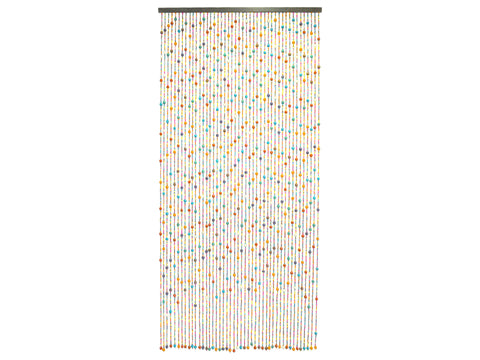 Confortex deurgordijn disco 90x200 cm houten parels