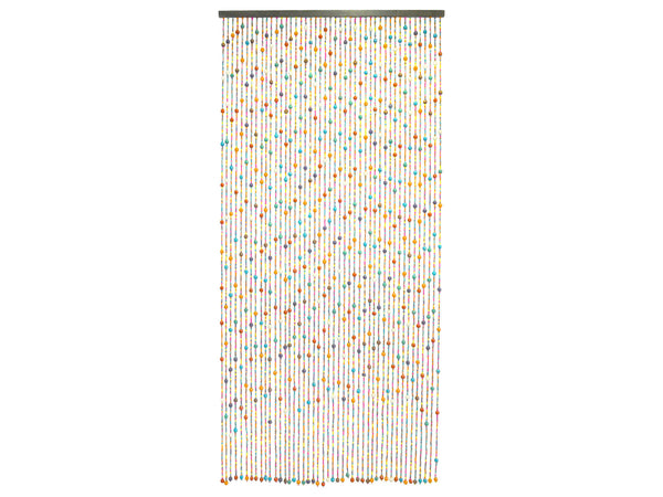 Confortex rideau de porte Disco 90x200 cm perles de bois
