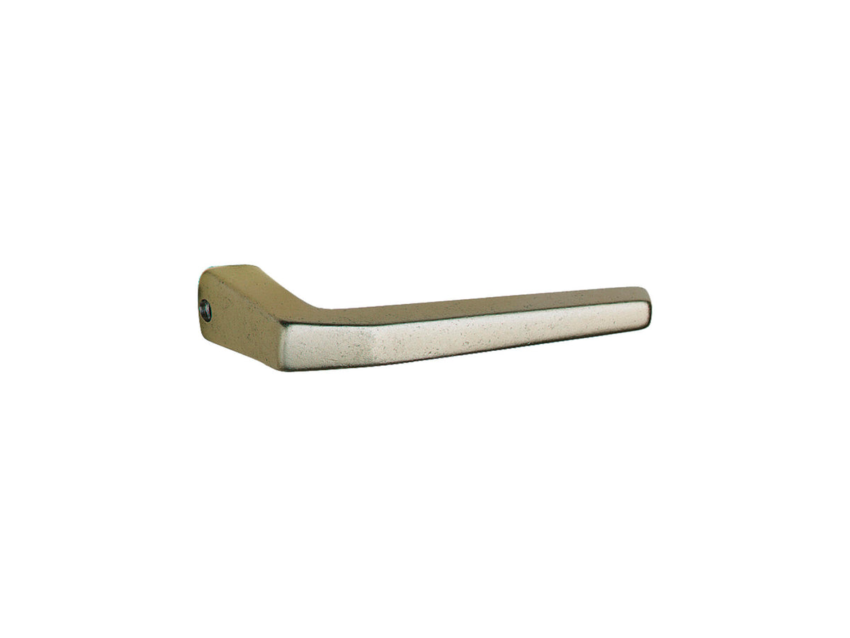 Linea Bertomani deurklinkset L-vorm aluminium zilver