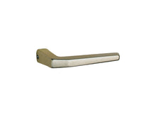 Linea Bertomani poignée de porte en forme de L aluminium argent