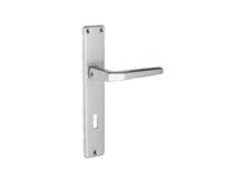 Linea Bertomani deurklinkset op plaat 110mm aluminium