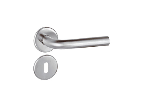 Linea Bertomani deurklinkset op rozet 19mm inox