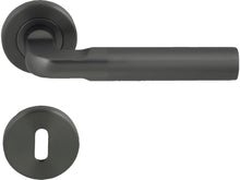 Linea Bertomani poignée de porte avec rosace gris