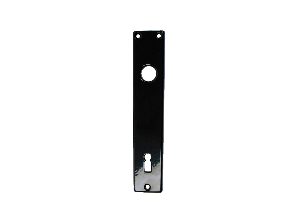 Linea Bertomani deurplaat 110mm aluminium zwart 2 stuks