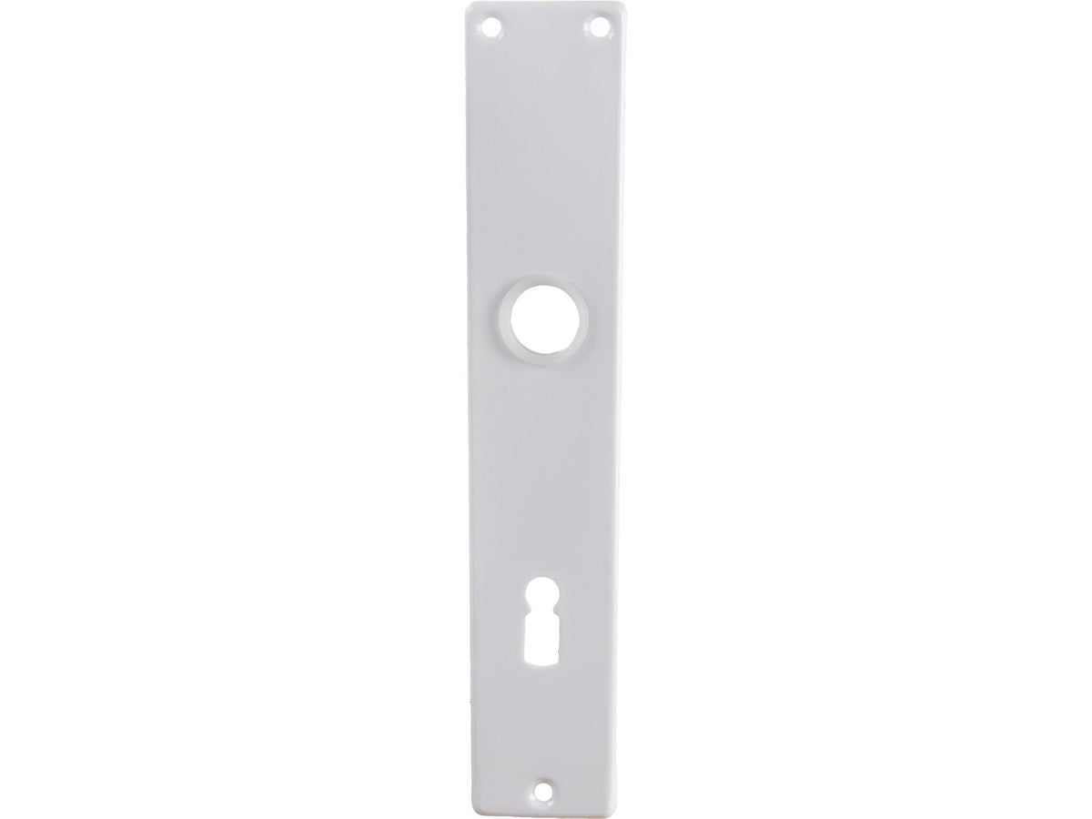 Linea Bertomani deurplaat 72mm aluminium wit 2 stuks