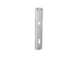 Linea Bertomani plaque de porte 90mm aluminium argent 2 pièces