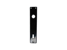 Linea Bertomani deurplaat 90mm aluminium zwart 2 stuks