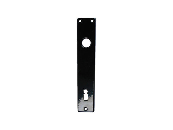 Linea Bertomani deurplaat 90mm aluminium zwart 2 stuks