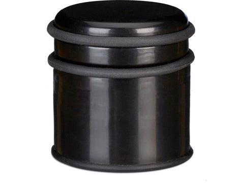 Diggers deurstop 90x75 mm inox zwart