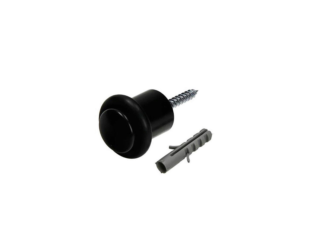 Mack deurstop cilindermodel 20mm zwart