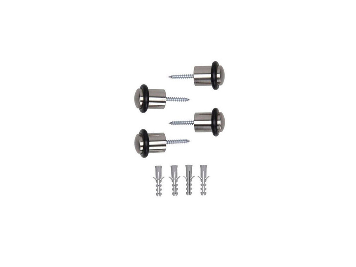 Mack deurstop cilindermodel 20x30 mm inoxlook 4 stuks
