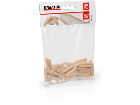 Kreator deuvels 30x6 mm 50 stuks