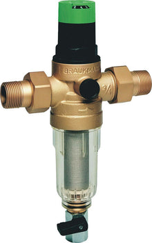 REDUCTEUR PRESSION EAU +FILTRE BRAUKMANN 1/2"AA
