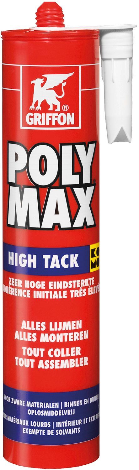 COLLE DE MONTAGE POLYMAX HIGH TACK 410 GRAMMES BLANCHE