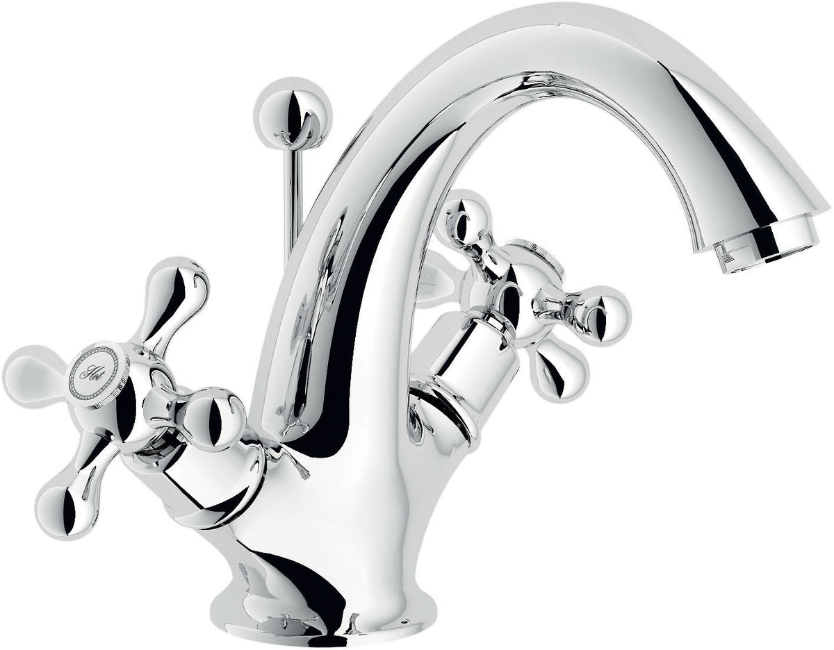 2GREEP Mengkraan lavabo Grazia nobili automatische sluitingc chroom