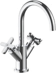 2GREEP MENGKRAAN LAVABO ICONA CLASSIC FANTINI ZONDER SLUITING SPRONG 160MM CHROOM