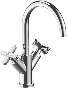 2GREEP MENGKRAAN LAVABO ICONA CLASSIC FANTINI ZONDER SLUITING SPRONG 160MM CHROOM
