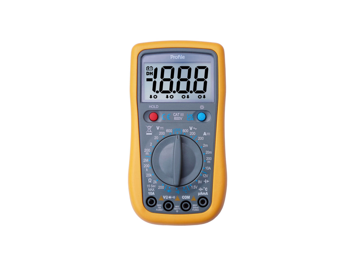 Profile digitale multimeter semi prof cat3 600V