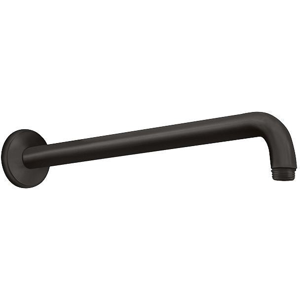 DOUCHEARM MUUR DN15 1/2" 90° SPRONG 38,9CM MAT ZWART