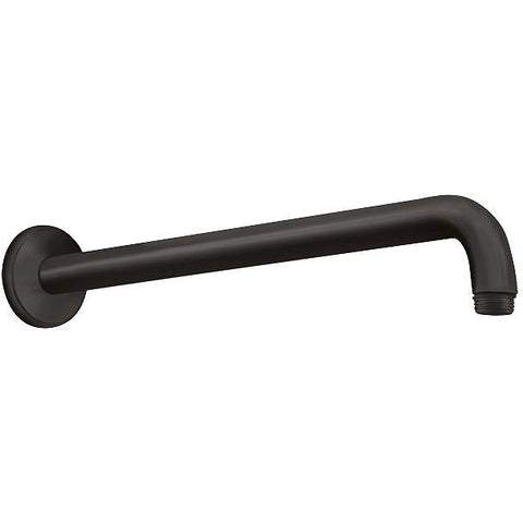 DOUCHEARM MUUR DN15 1/2" 90° SPRONG 38,9CM MAT ZWART