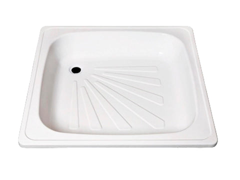 Lafiness douchebak 70x70x16 cm plaatstaal wit