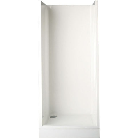 Aquaware douchecabine monolith 2000, nis wit B100 D75 H225 — SKU DESCO-61891