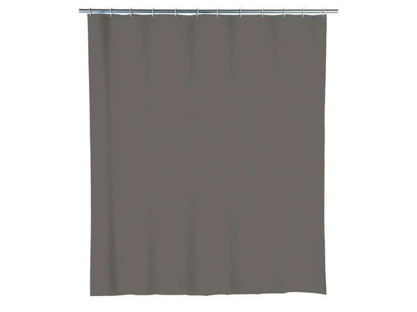 Wenko rideau de douche 180x200 cm gris souris