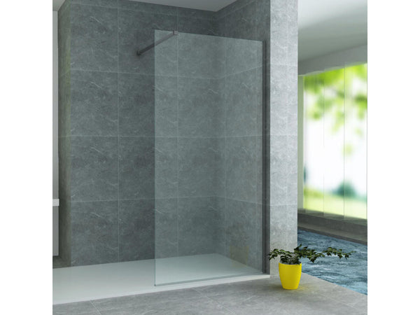 paroi de douche 120x200 cm verre clair