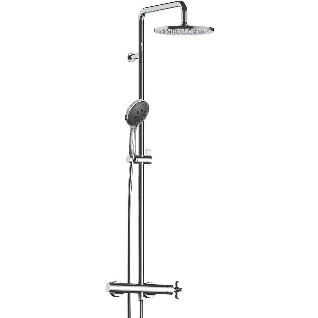 Douchezuil+thermostaat icona classic 24CM fantini chroom