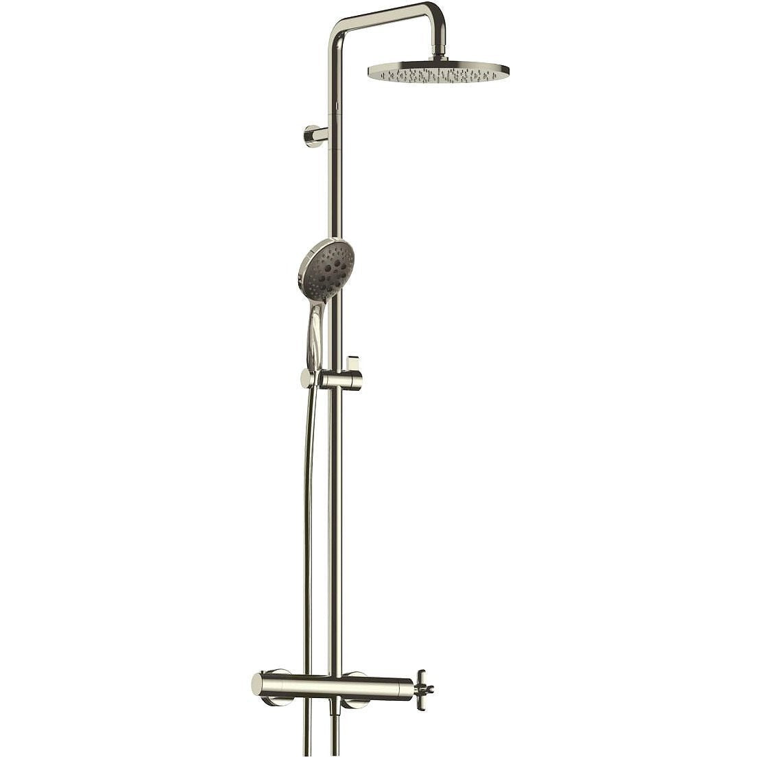 Douchezuil+thermostaat icona classic 24CM fantini polished nickel pvd