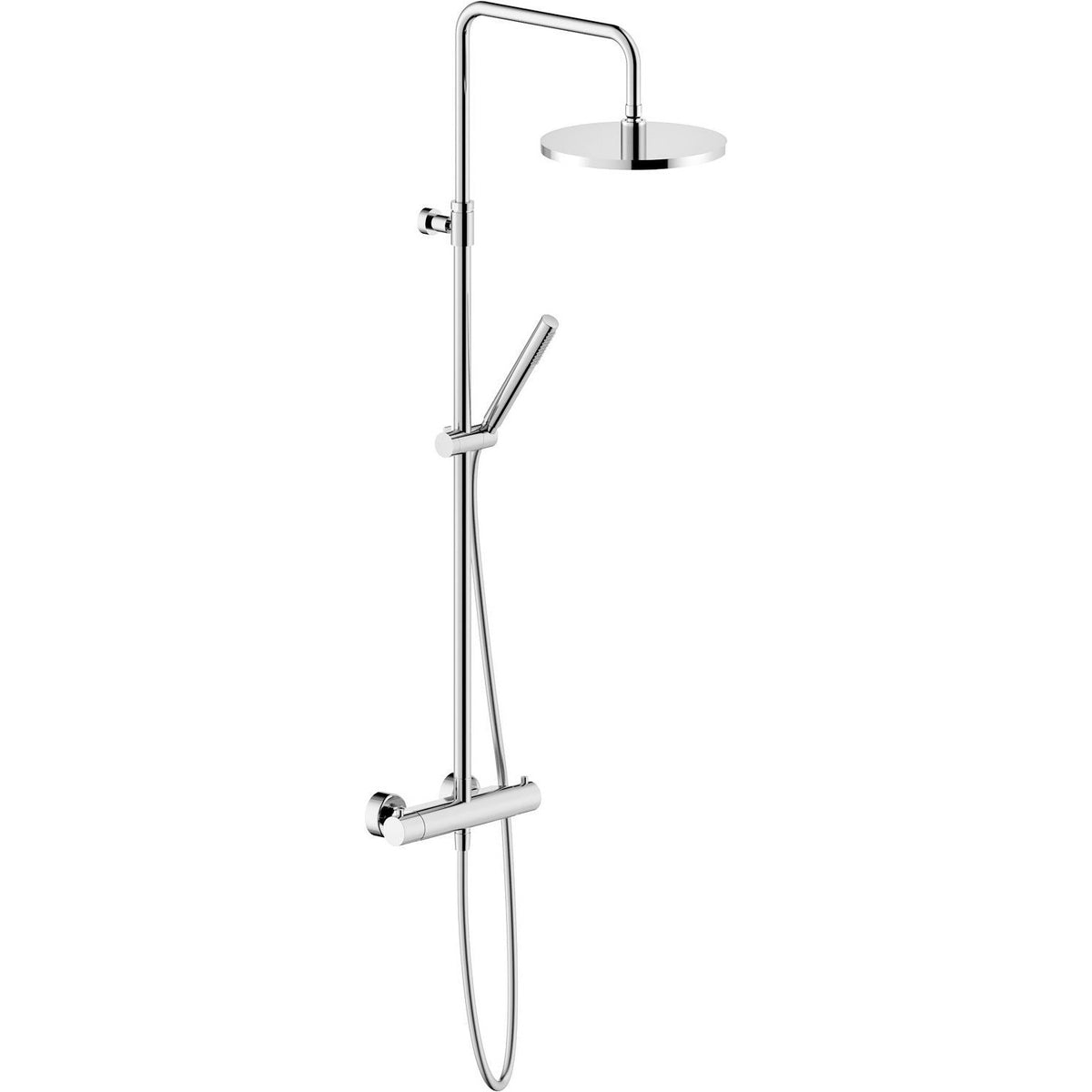 Douchezuil+ thermostaat tonda 25CM Eco 9L/MIN chroom