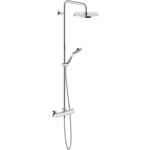 Douchezuil+thermostaat tyko 25CM nobili chroom 16L/MIN
