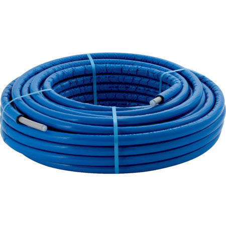 Geberit FlowFit tube multicouche isolé bleu D20 rouleau 50m