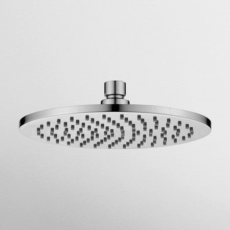 Zucchetti hoofddouche messing D200mm 1straal anti-kalk systeem Mat zwart gewafeld