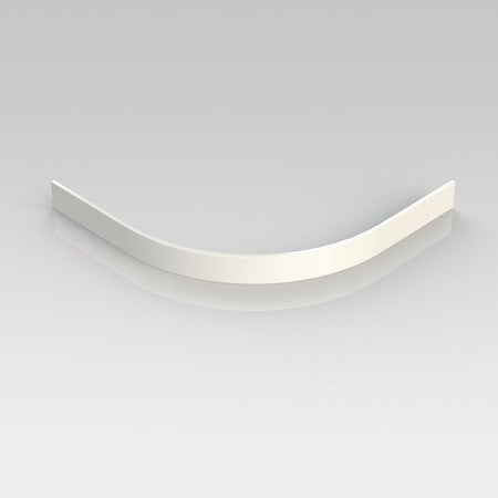Van Marcke ESQU panneau de douche pour quart-de-rond modèle composite 10cm blanc