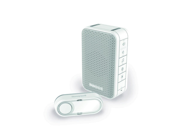 Honeywell Home draadloze bel 150m 6 melodieën 84dB wit