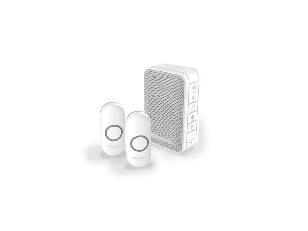 Honeywell Home draadloze deurbel met 2 drukknoppen wit