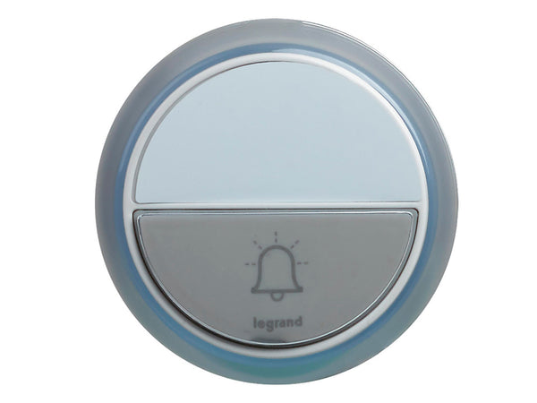 Legrand draadloze deurbelknop 100m 30 melodieën wit