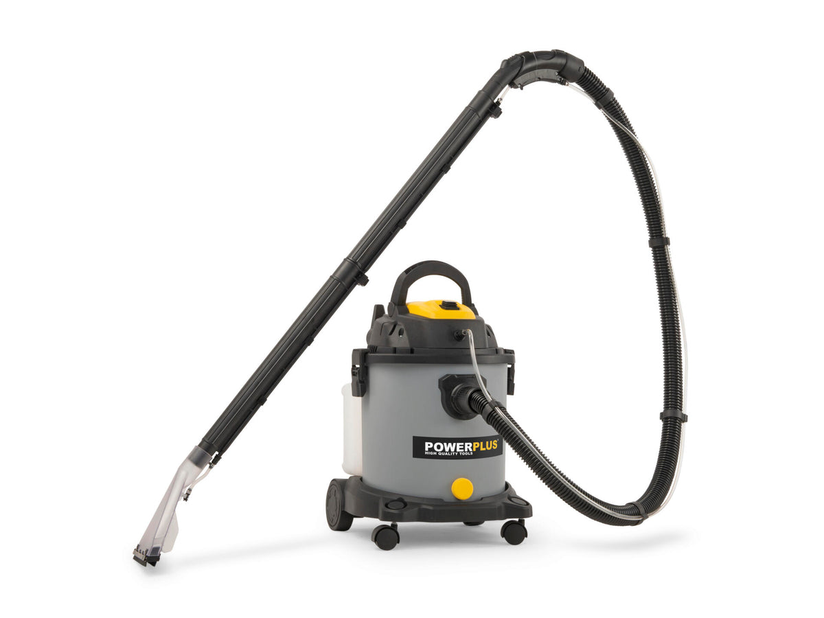 Powerplus POWX326 stofzuiger/tapijtreiniger met zak nat/droog 1600W 20l