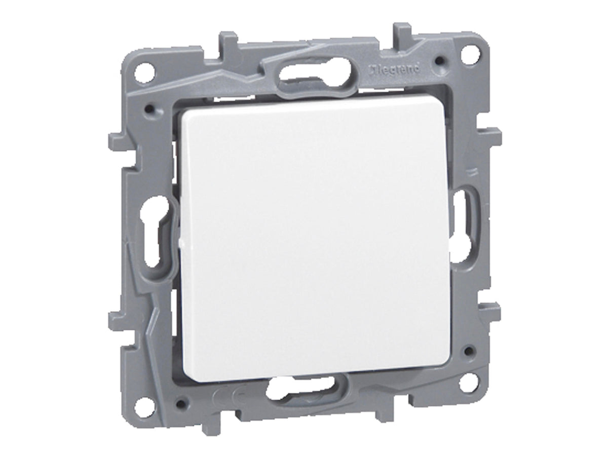 Legrand drukknop Niloé wit